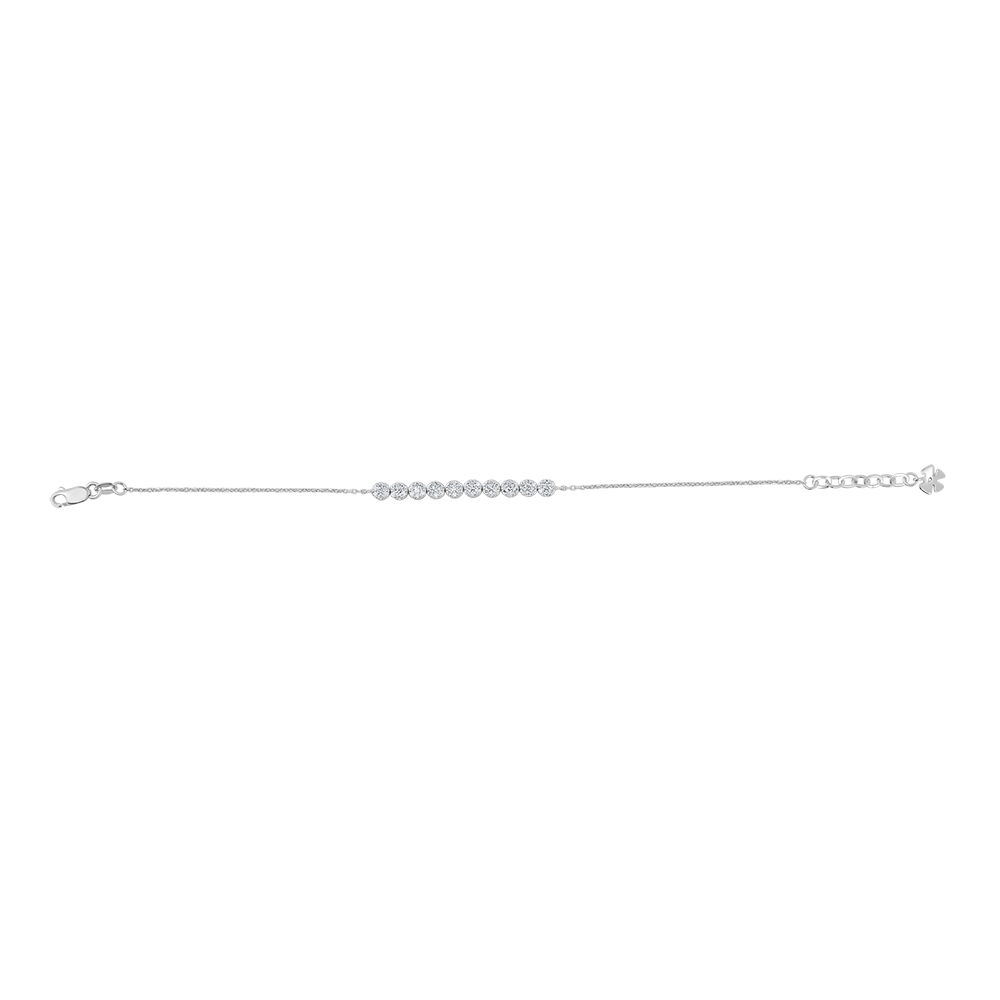 18 K White Gold
