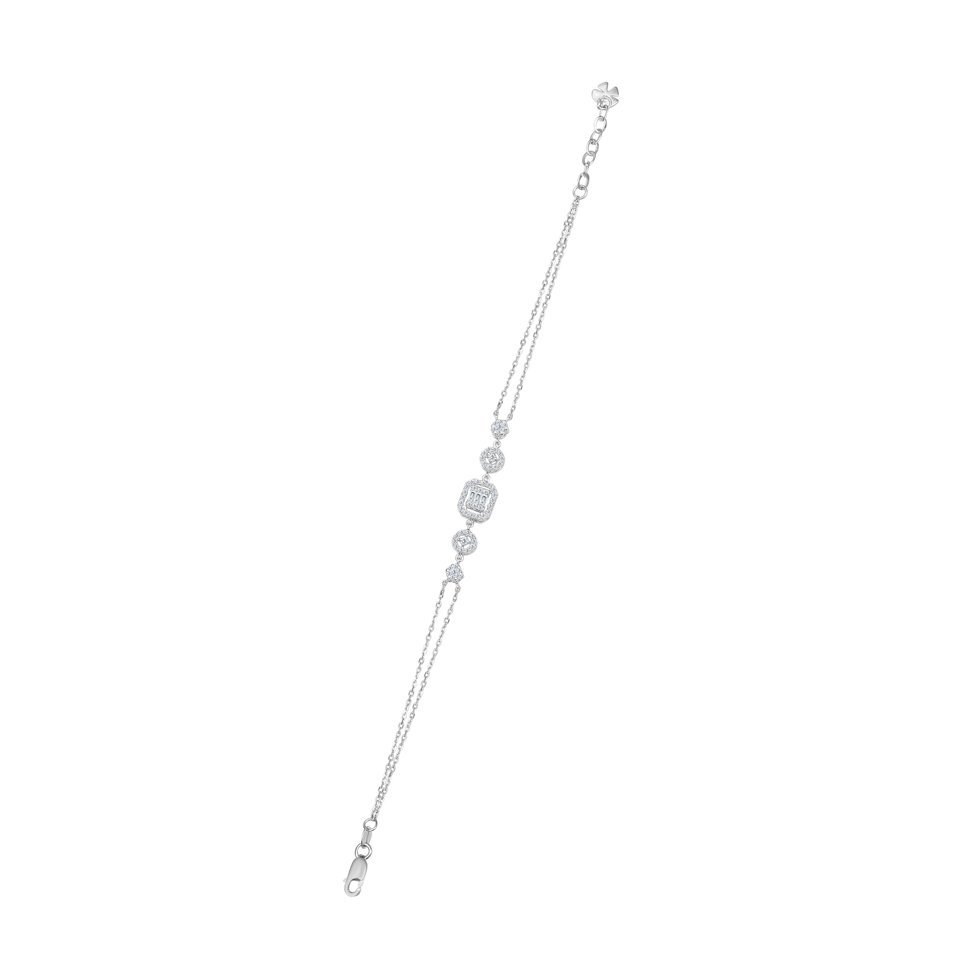 18 K White Gold