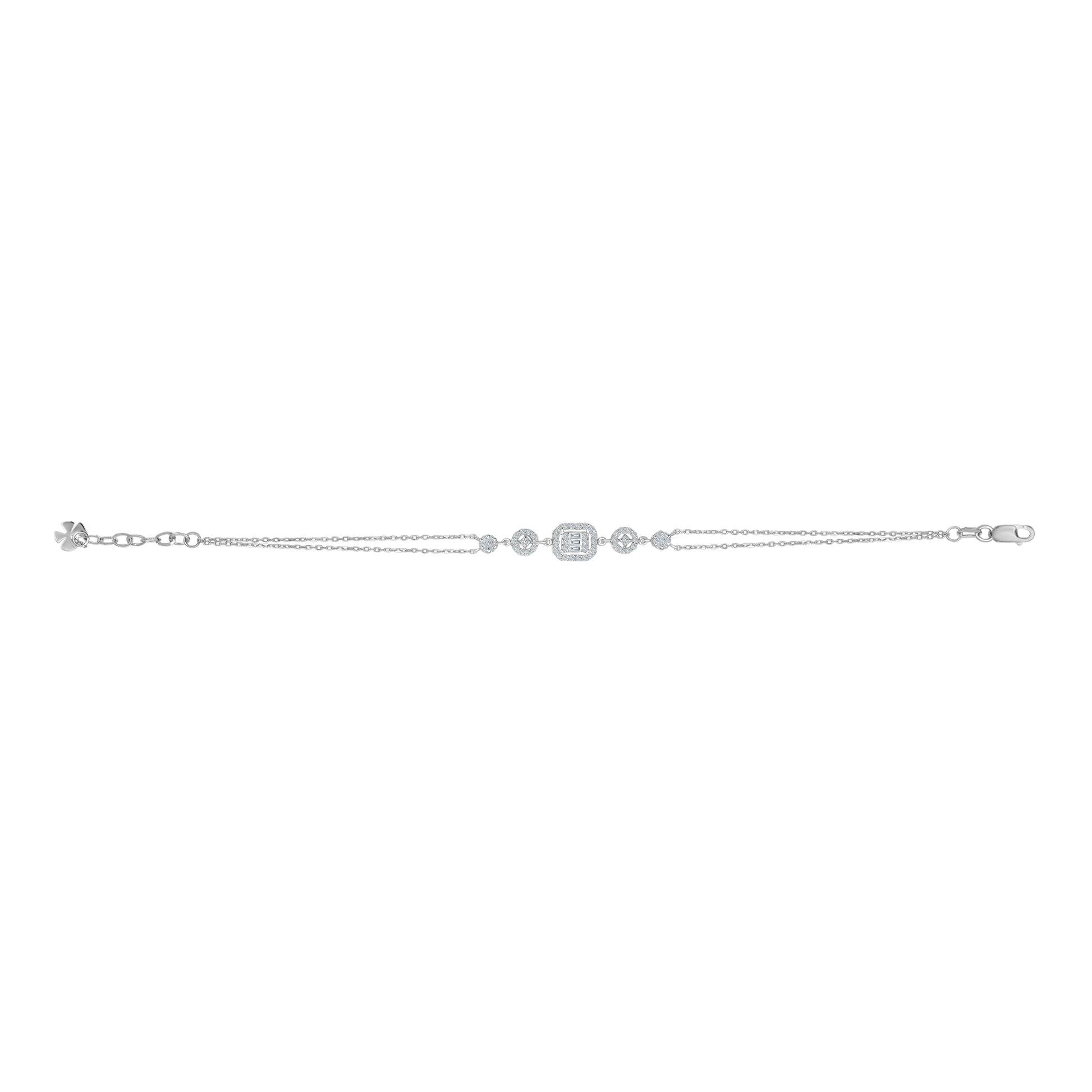 18 K White Gold