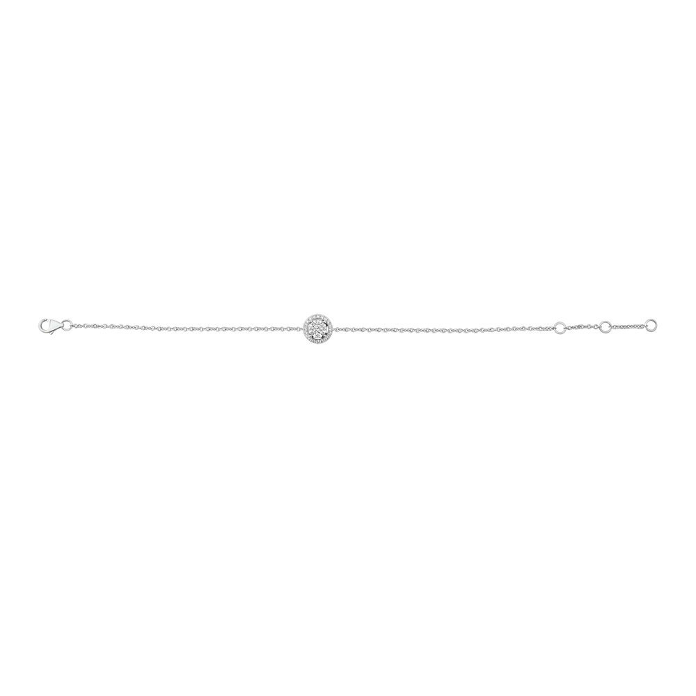 18 K White Gold