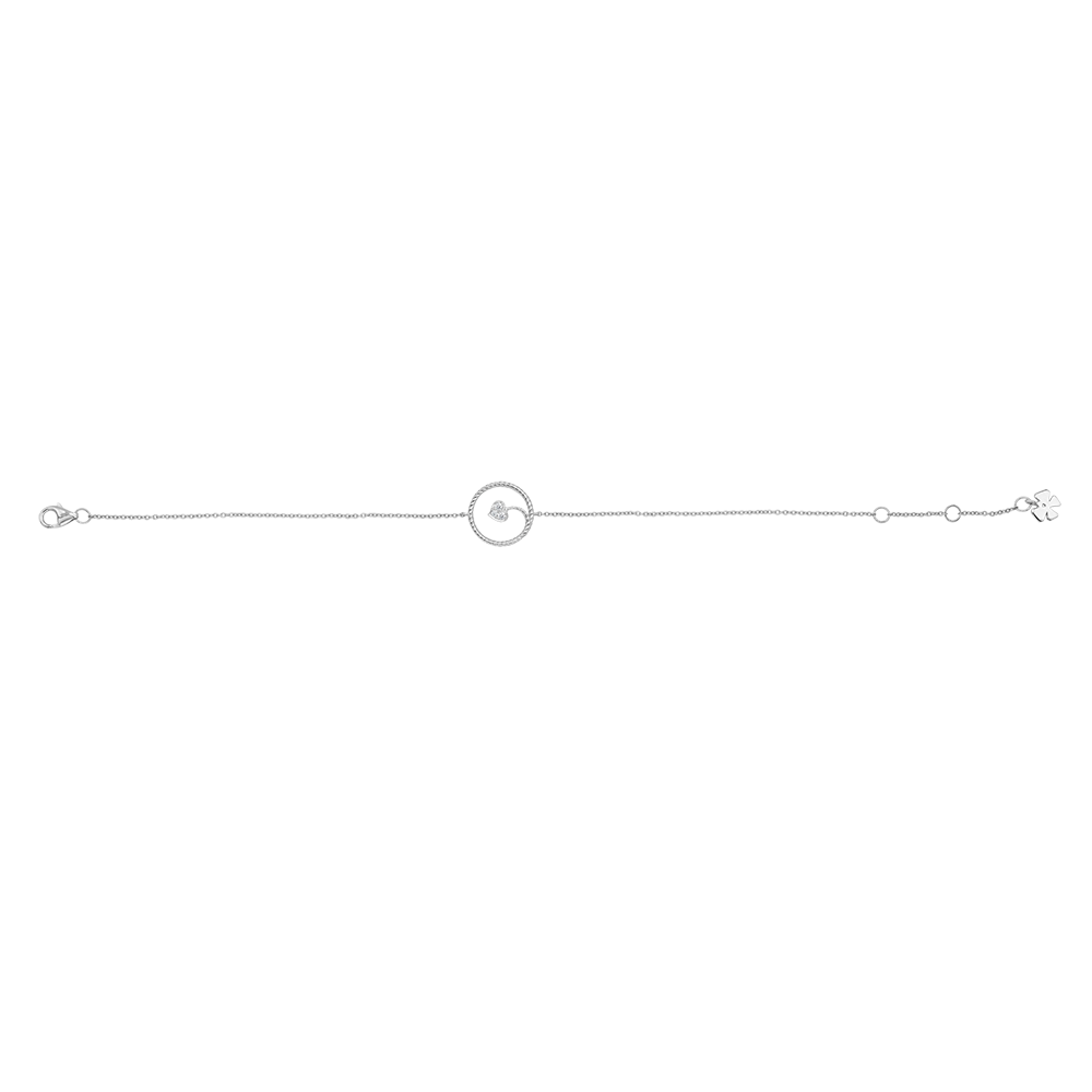 18 K White Gold