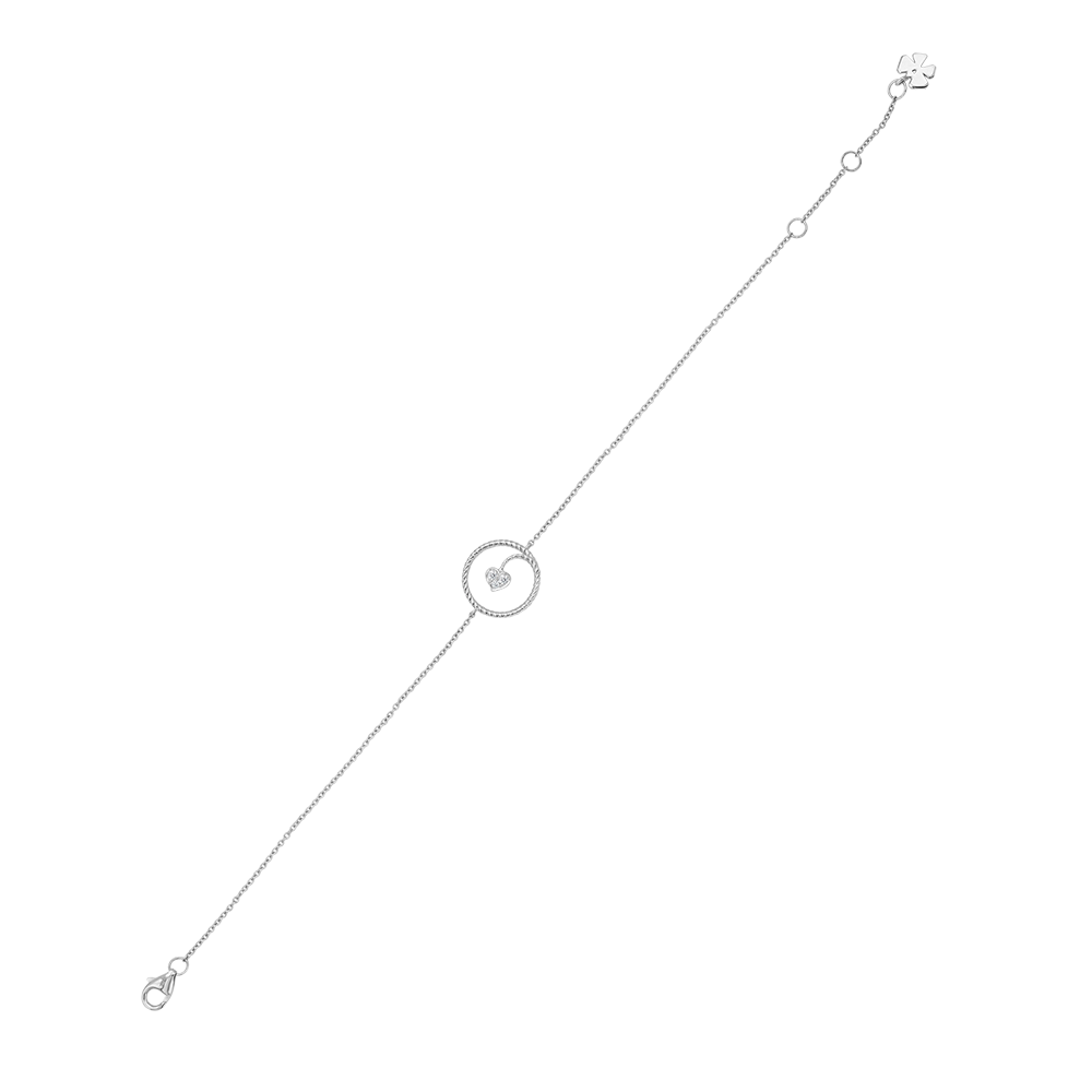 18 K White Gold