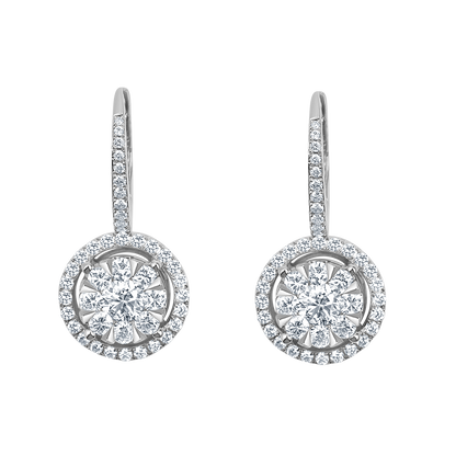 18 K White Gold