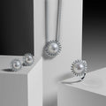 18 K White Gold