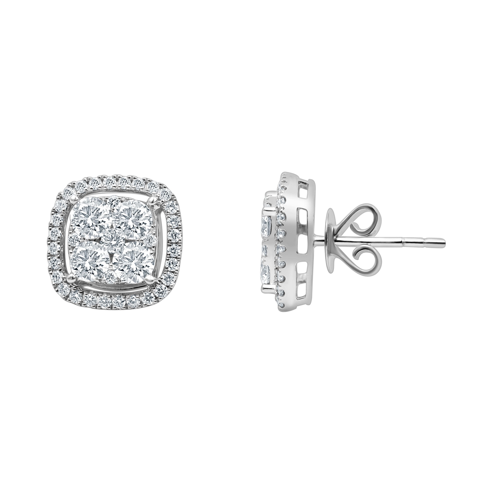 18 K White Gold