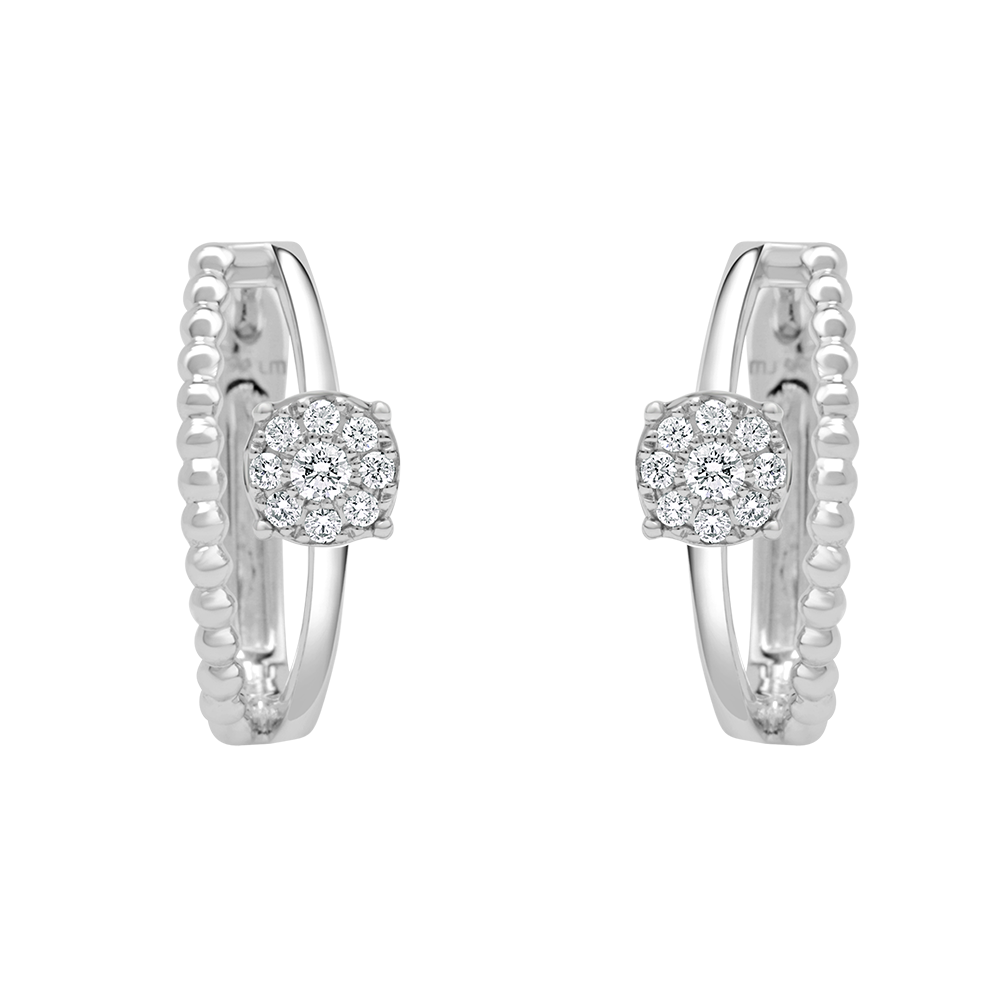 18 K White Gold