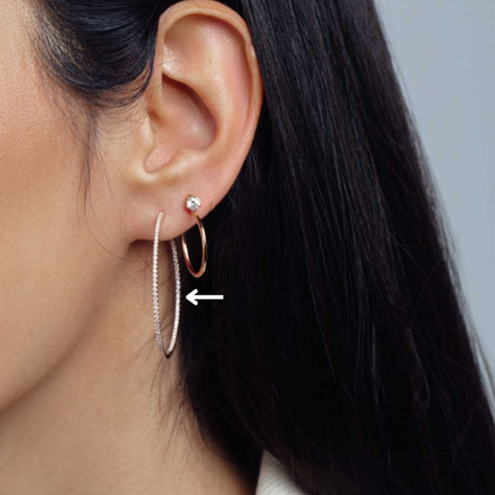 18 K White Gold