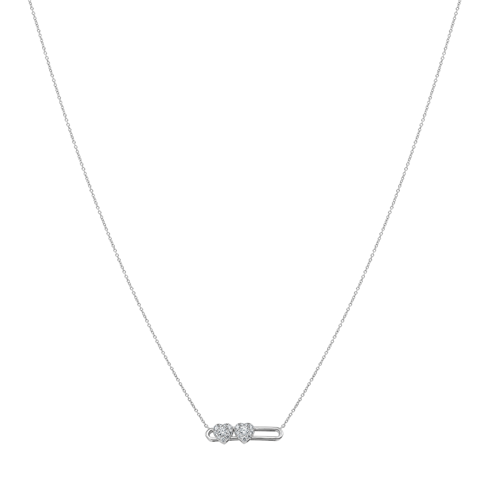 18 K White Gold
