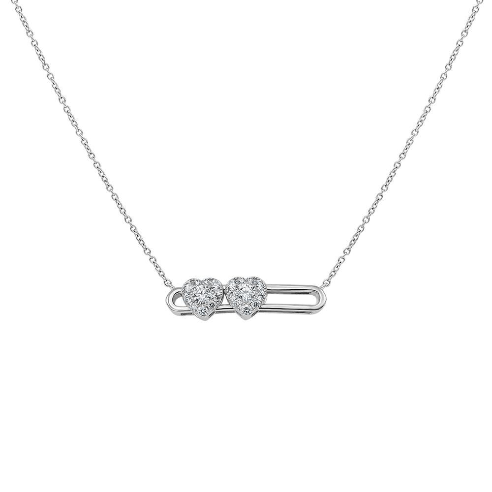 18 K White Gold