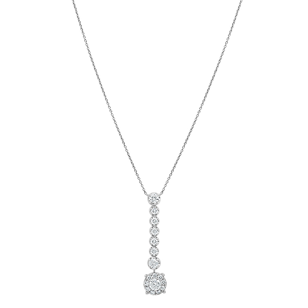 18 K White Gold