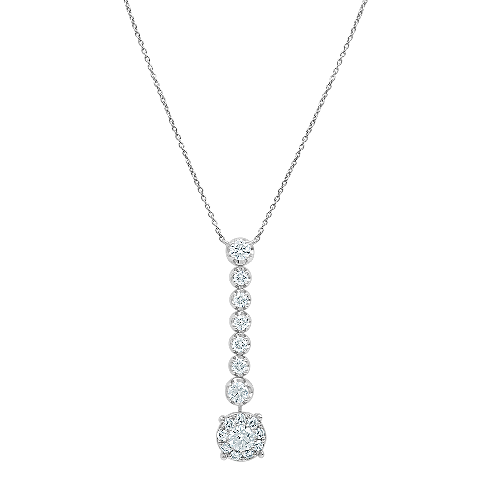 18 K White Gold