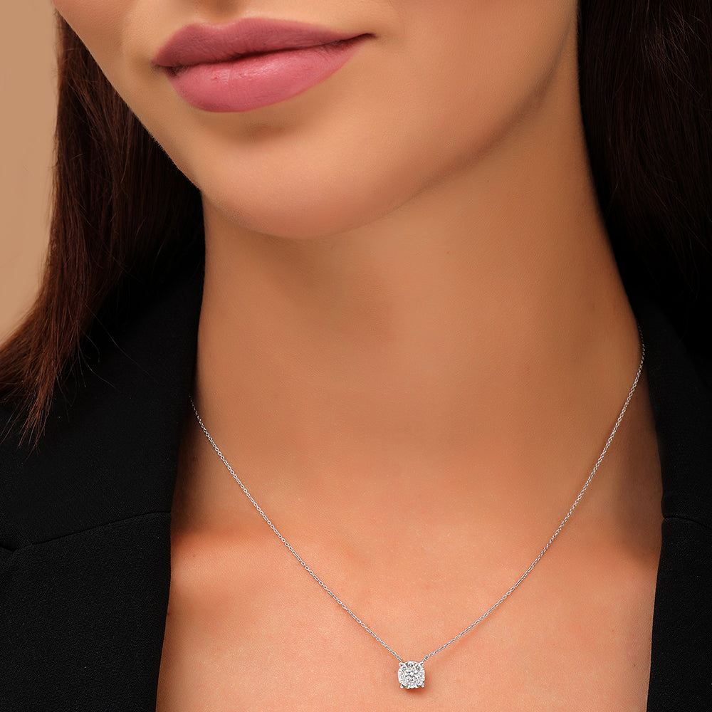18 K White Gold