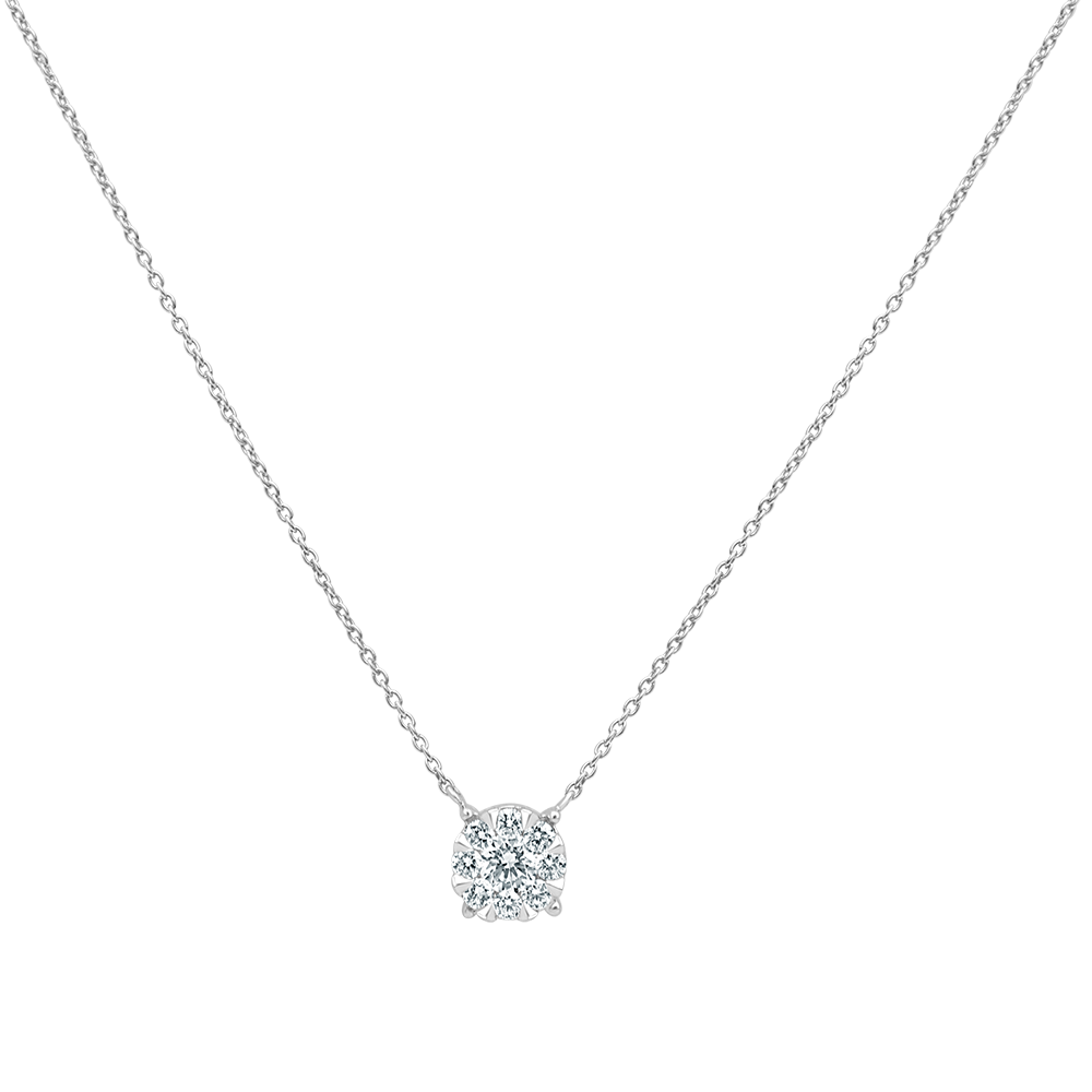 18 K White Gold