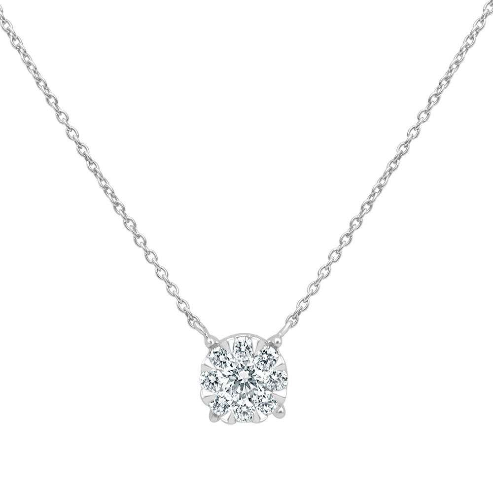 18 K White Gold