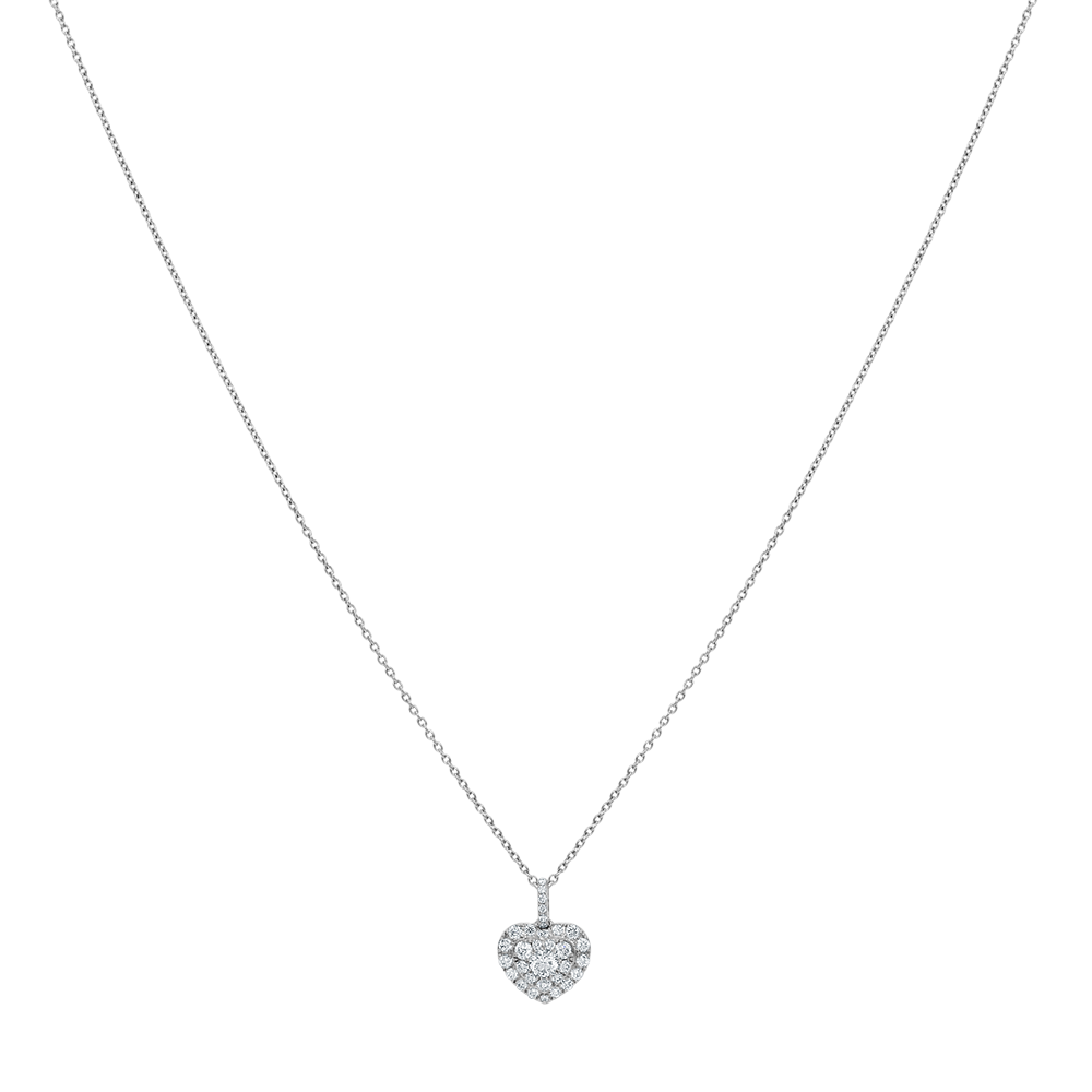18 K White Gold