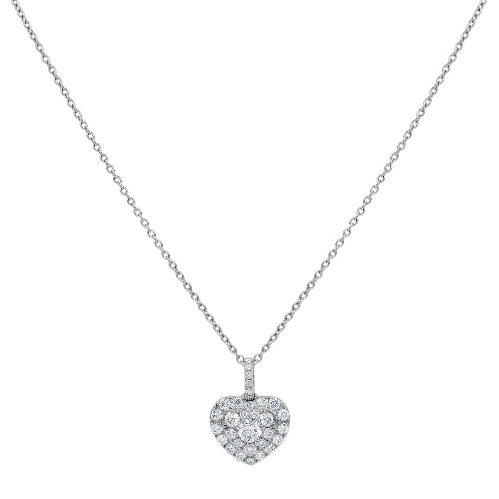 18 K White Gold