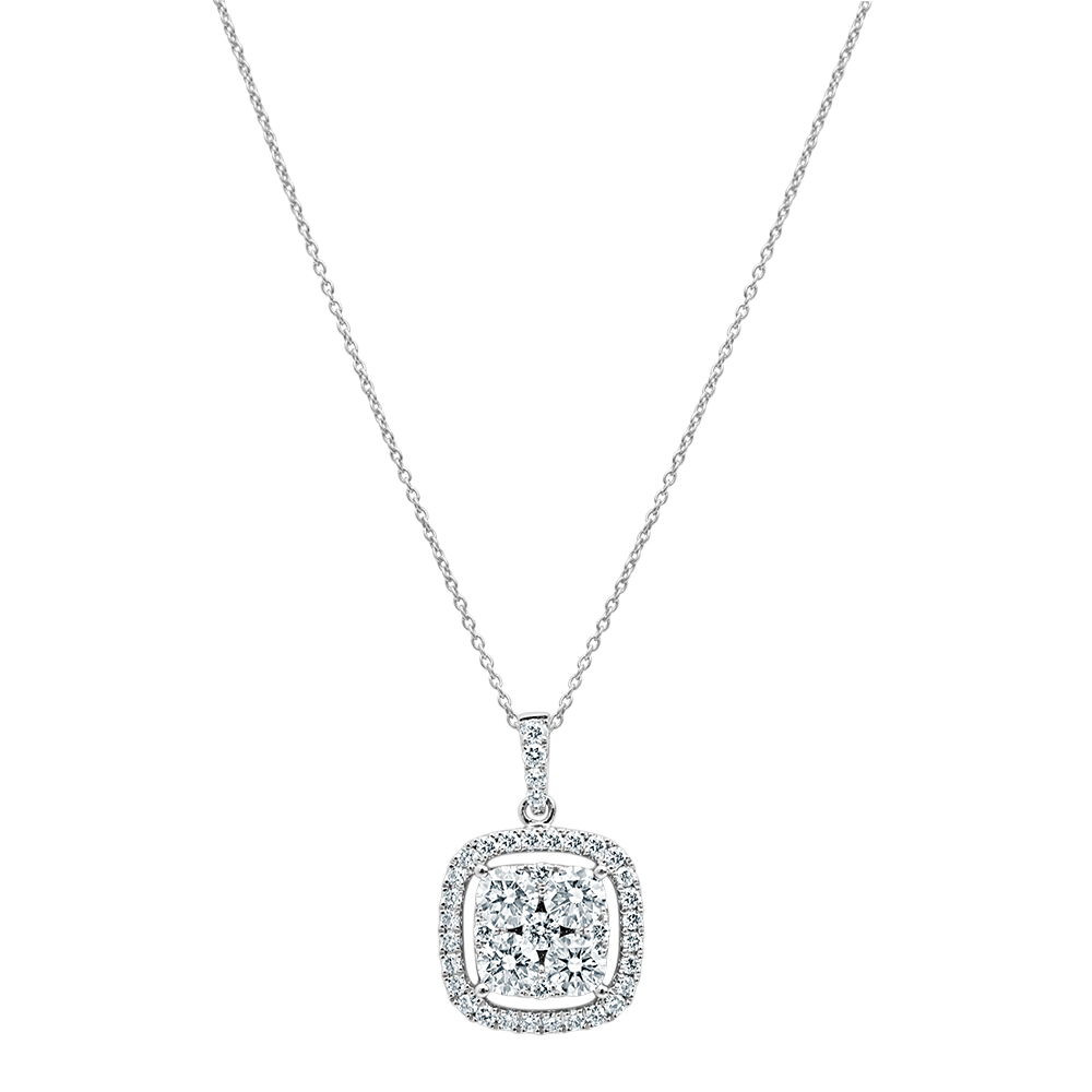 18 K White Gold