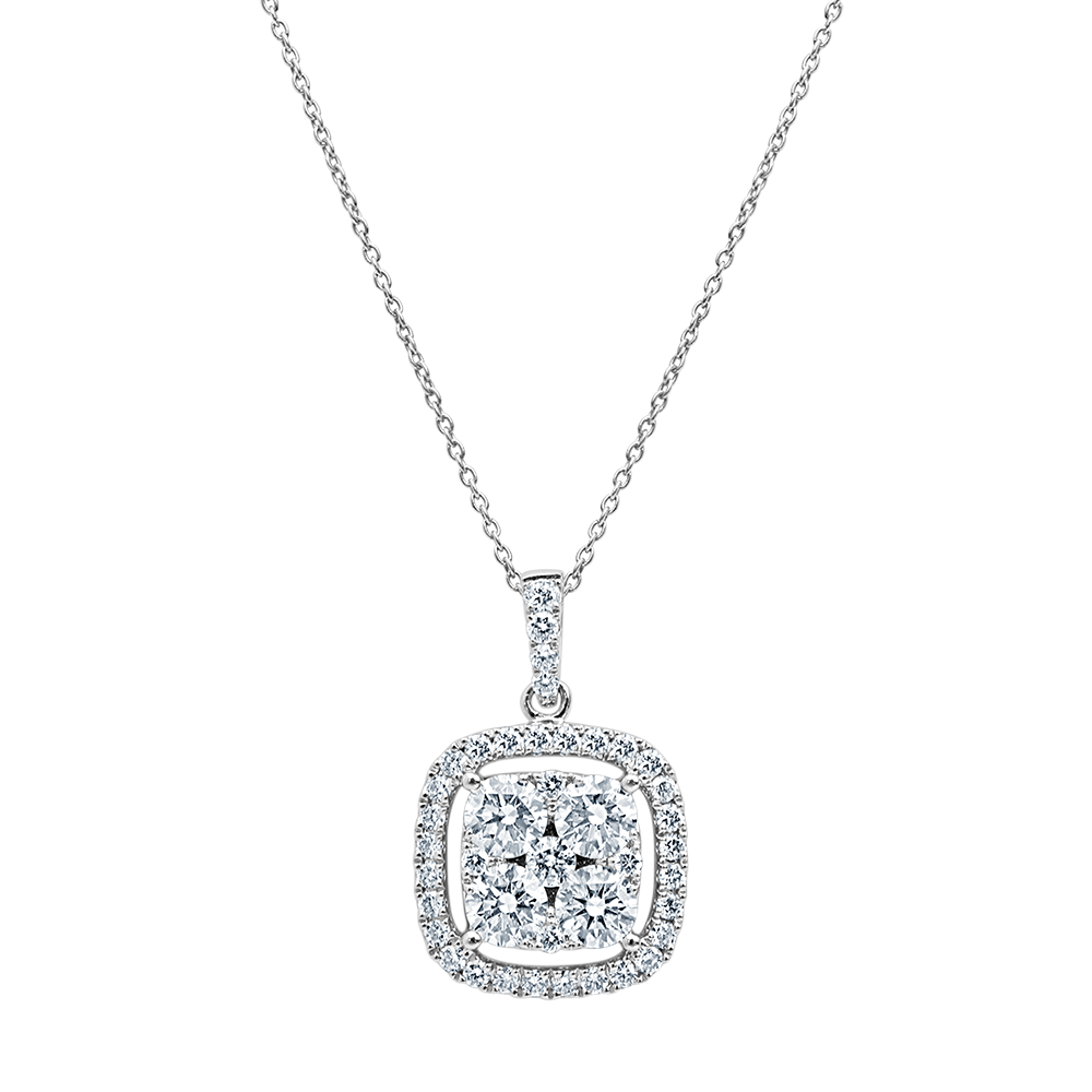 18 K White Gold