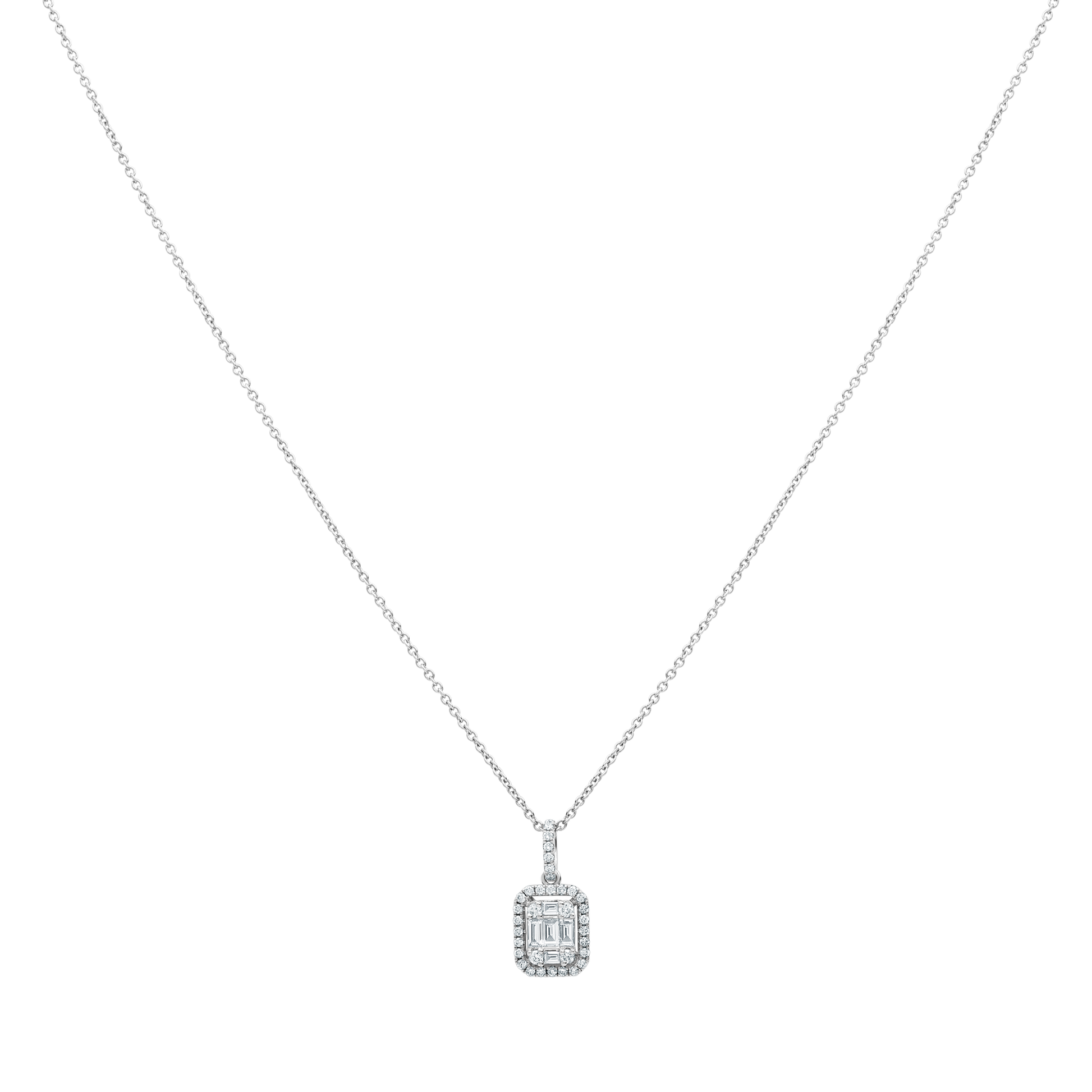 18 K White Gold