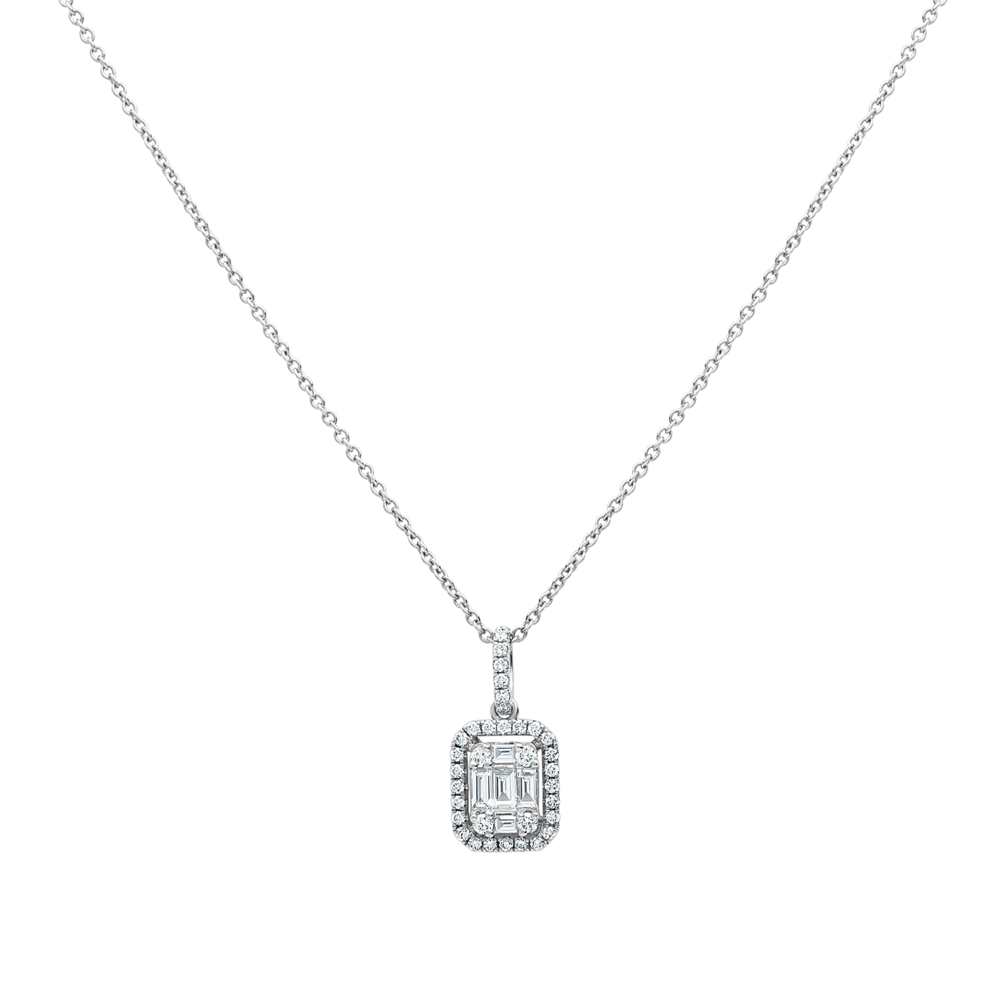 18 K White Gold