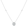 18 K White Gold