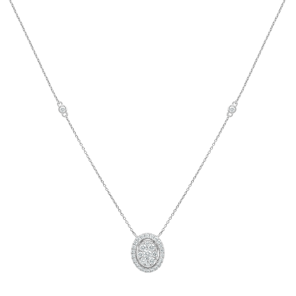 18 K White Gold