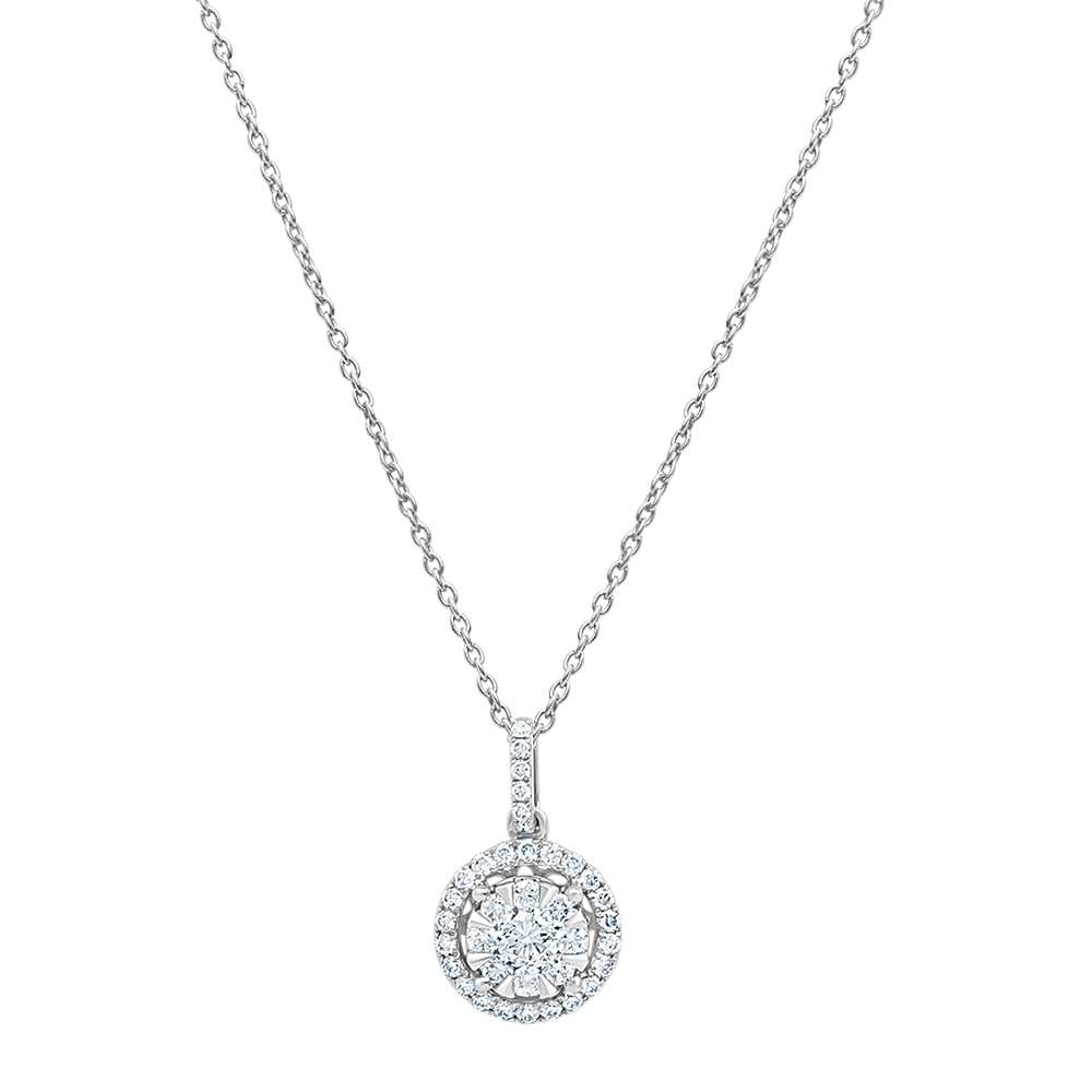 18 K White Gold