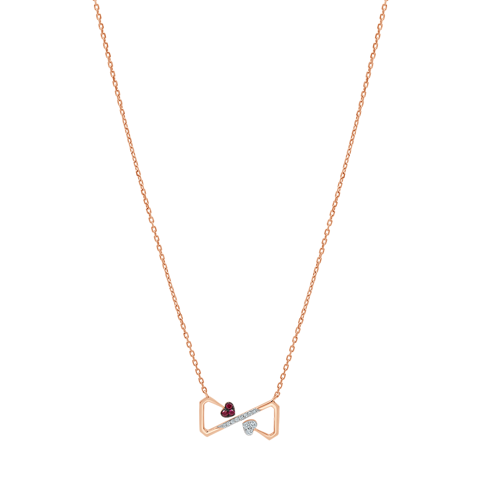 18 K Rose Gold Ruby