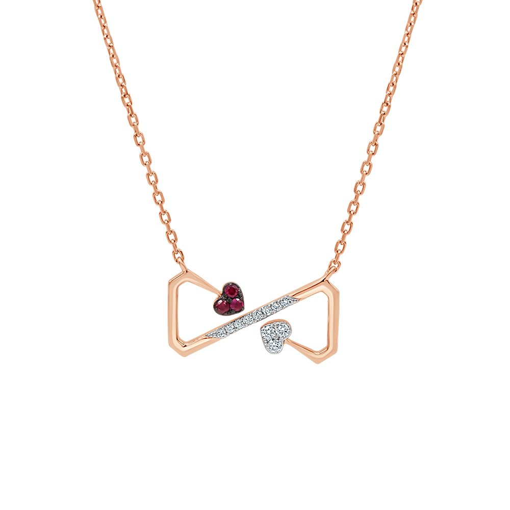 18 K Rose Gold Ruby
