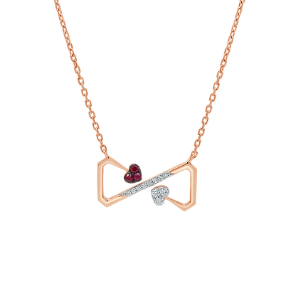 18 K Rose Gold Ruby