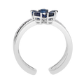 18 K White Gold Sapphire