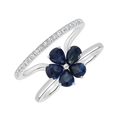 18 K White Gold Sapphire
