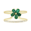 18 K Yellow Gold Emerald