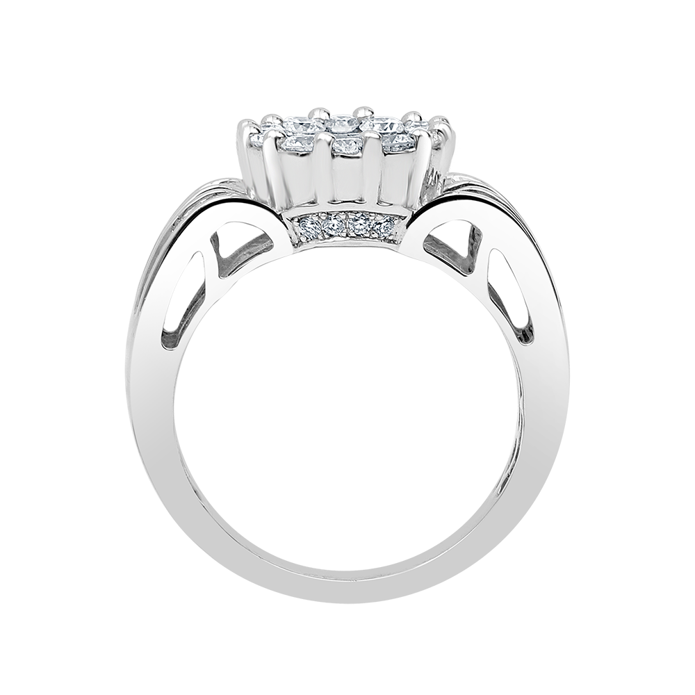 18 K White Gold