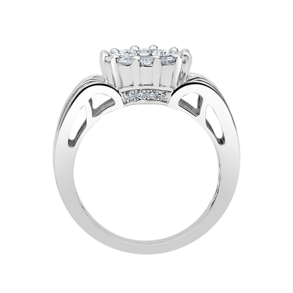 18 K White Gold