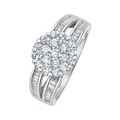 18 K White Gold
