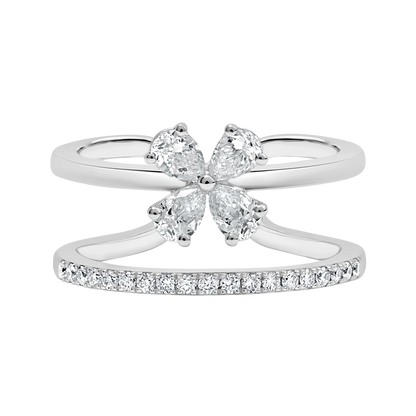 18 K White Gold
