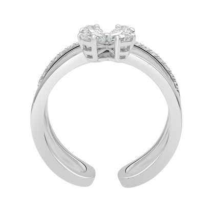 18 K White Gold