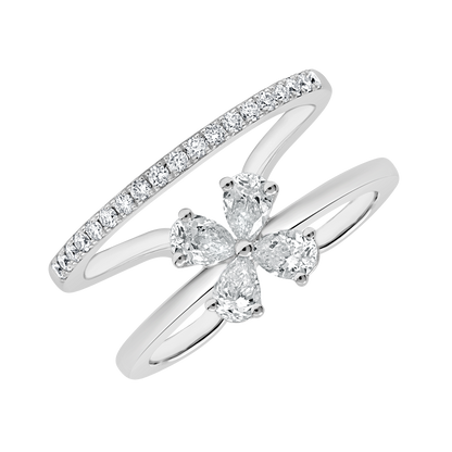 18 K White Gold