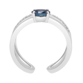 18 K White Gold Sapphire