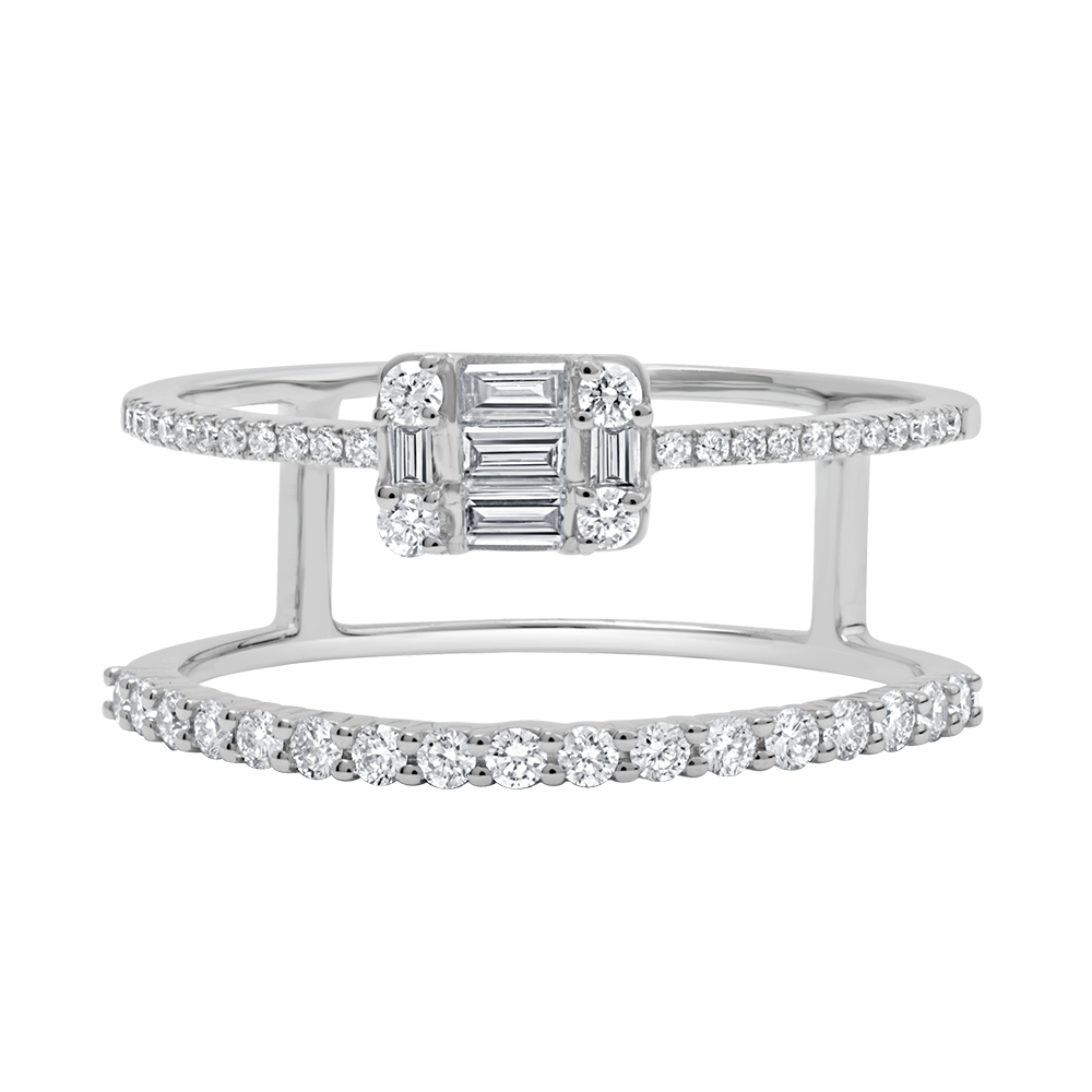 18 K White Gold