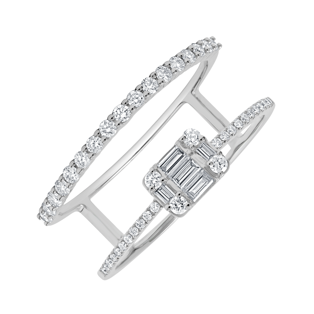 18 K White Gold