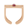 18 K Rose Gold Ruby