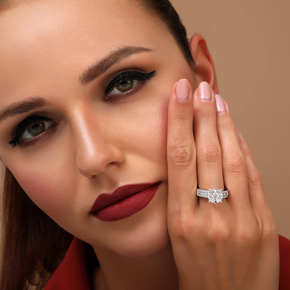 18 K White Gold