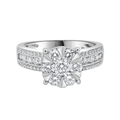 18 K White Gold