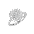 18 K White Gold