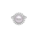 18 K White Gold