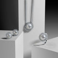 18 K White Gold