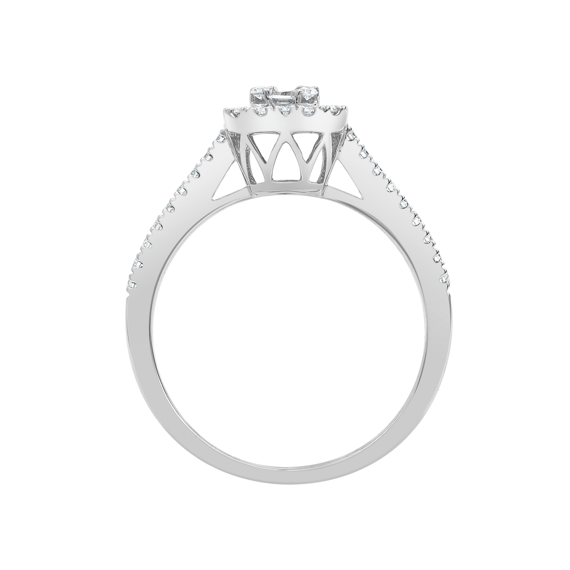 18 K White Gold