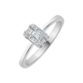 18 K White Gold